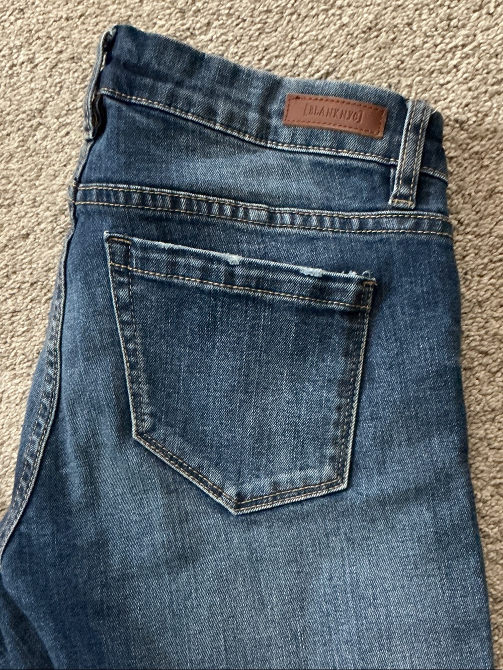 Blank NYC Women's Classic Dark Blue Skinny Jeans